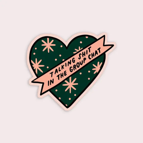 Stay Home Club Group Chat Heart Sticker