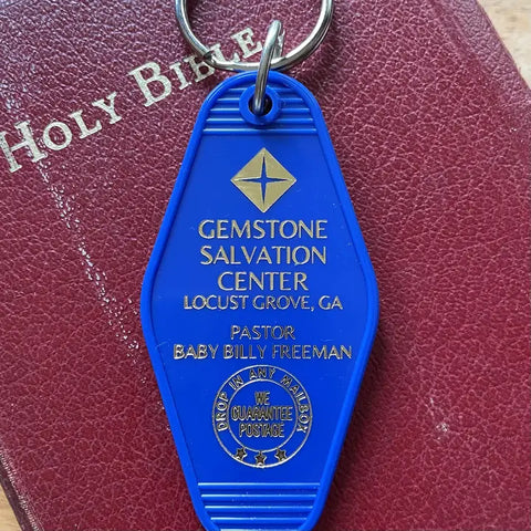 The 3 Sisters Design Co. Motel Key Fob - Gemstones Salvation Center
