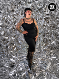 Gently Used Deadly Dames Dress Black Wiggle Dress