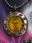Vintage 1996 Warner Bros. Space Jam Nawt Porthole Necklace