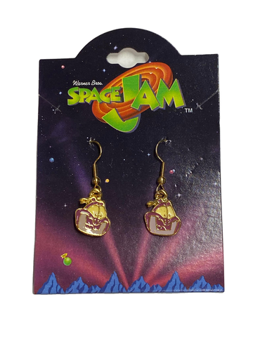 Vintage 1996 Warner Bros. Space Jam Bupkus Earrings
