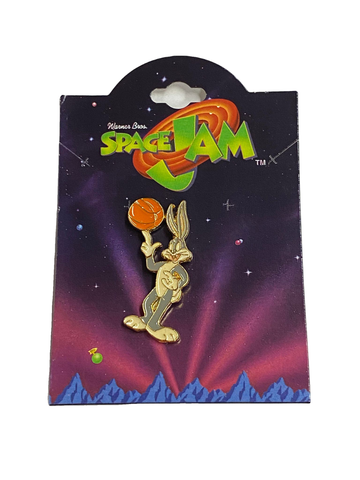 Vintage 1996 Warner Bros. Space Jam Bugs Bunny Enamel Pin