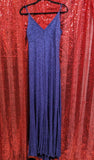Vintage Y2K Purple Glitter Dress