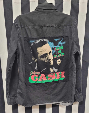 Death Stitch Johnny Cash Denim Long Sleeve