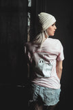Lively Ghosts - Ghost White | Ghostie Embroidered & Reversible Knit Beanie