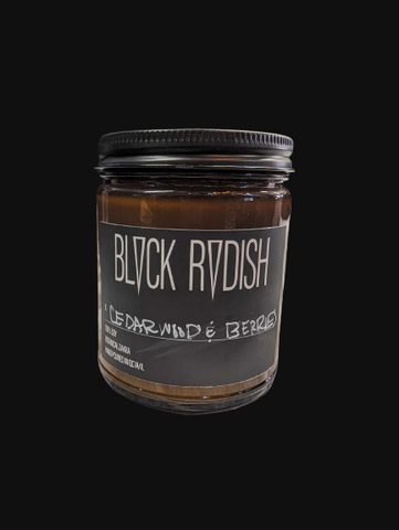 Black Radish - Cedarwood + Berries Candle