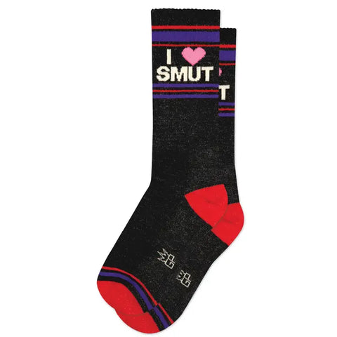 Gumball Poodle "I heart Smut" Gym Socks