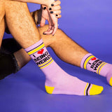 Gumball Poodle "I Love Being Weird" Gym Sock