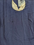 Vintage 1940's AS IS Blue Crepe and Sequin Dress
