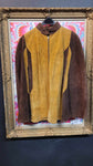 One Size Vintage 1970's Brown Suede Cape