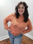 Vintage 90's Orange Knit Sweater