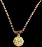Elephants and Flowers - Gold Zodiac Necklaces