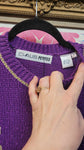 Vintage 80's Purple Purse Sweater