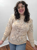 Vintage 90's Pastel Cream Sweater