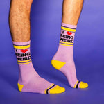 Gumball Poodle "I Love Being Weird" Gym Sock