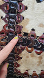 Vintage Leather Chain Link Cow Hide Bag