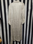 Vintage 1930's White Brocade Robe