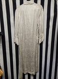 Vintage 1930's White Brocade Robe