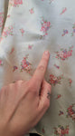 Vintage 1950's White and Pink Bedroom Jacket