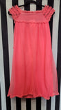 Vintage 1960's Neon Coral Nighty