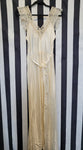 Vintage 1950's Cream Satin Nightgown