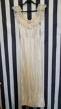 Vintage 1950's Cream Satin Nightgown