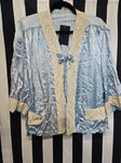 Vintage 40s Blue Bedroom Jacket