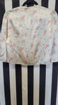 Vintage 1950's White and Pink Bedroom Jacket