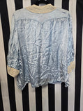 Vintage 40s Blue Bedroom Jacket