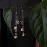 Morbid and Mortified Shooting Star Vertebrae Earrings