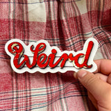 Abernathy's Weird Vinyl Sticker