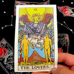 Large The Lovers Tarot Card Stickers