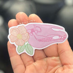 Pastel Sadist Bovine Skull Sticker