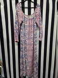 Vintage India Import animal print dress