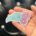 Pastel Sadist Corvid Skull Sticker