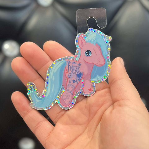 Clara Stamer Horse Girl Stickers