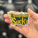 Jeff Lassiter Transphobia Sucks Sticker