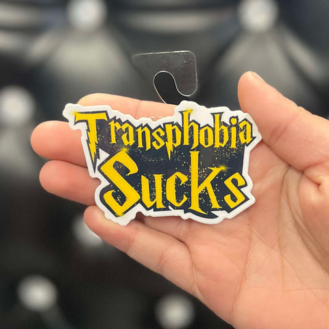 Jeff Lassiter Transphobia Sucks Sticker