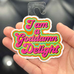 Jeff Lassiter Goddamn Delight Vinyl Sticker