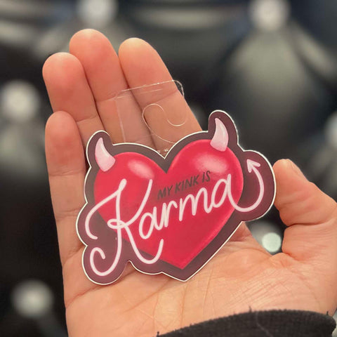 A Fink and Ink "My Kink Is Karma" Vinyl Sticker