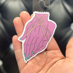 The Pastel Sadist Shibari Hand Sticker