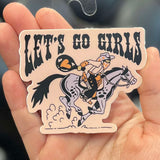 Unforgiven "Let's Go Girls" Vinyl Sticker