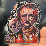 Point Blank Edgar Allan Poe Vinyl Sticker