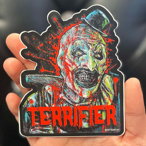 Point Blank Art - Terrifier Vinyl Sticker