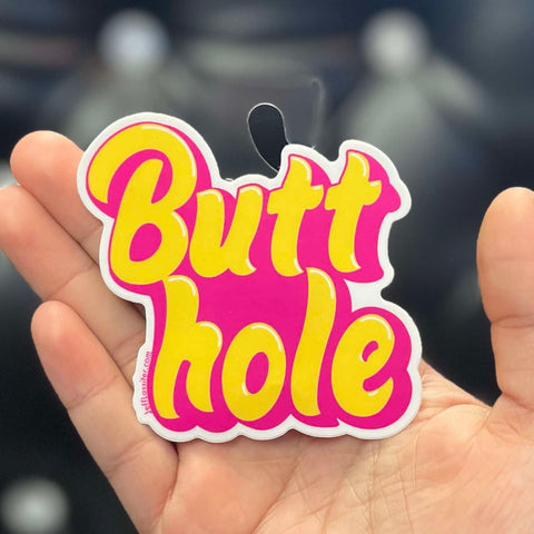 Jeff Lassiter Butthole Sticker