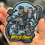 Retro A Go Go Wild Ones Sticker