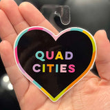 Sassie Cassie Quad Cities Heart Sticker