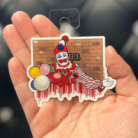 Jeff Lassiter Pogo the Clown Sticker