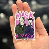 Jeff Lassiter Mask 4 Mask Sticker