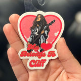 Unforgiven My Heart Belongs to Cliff Metallica Sticker